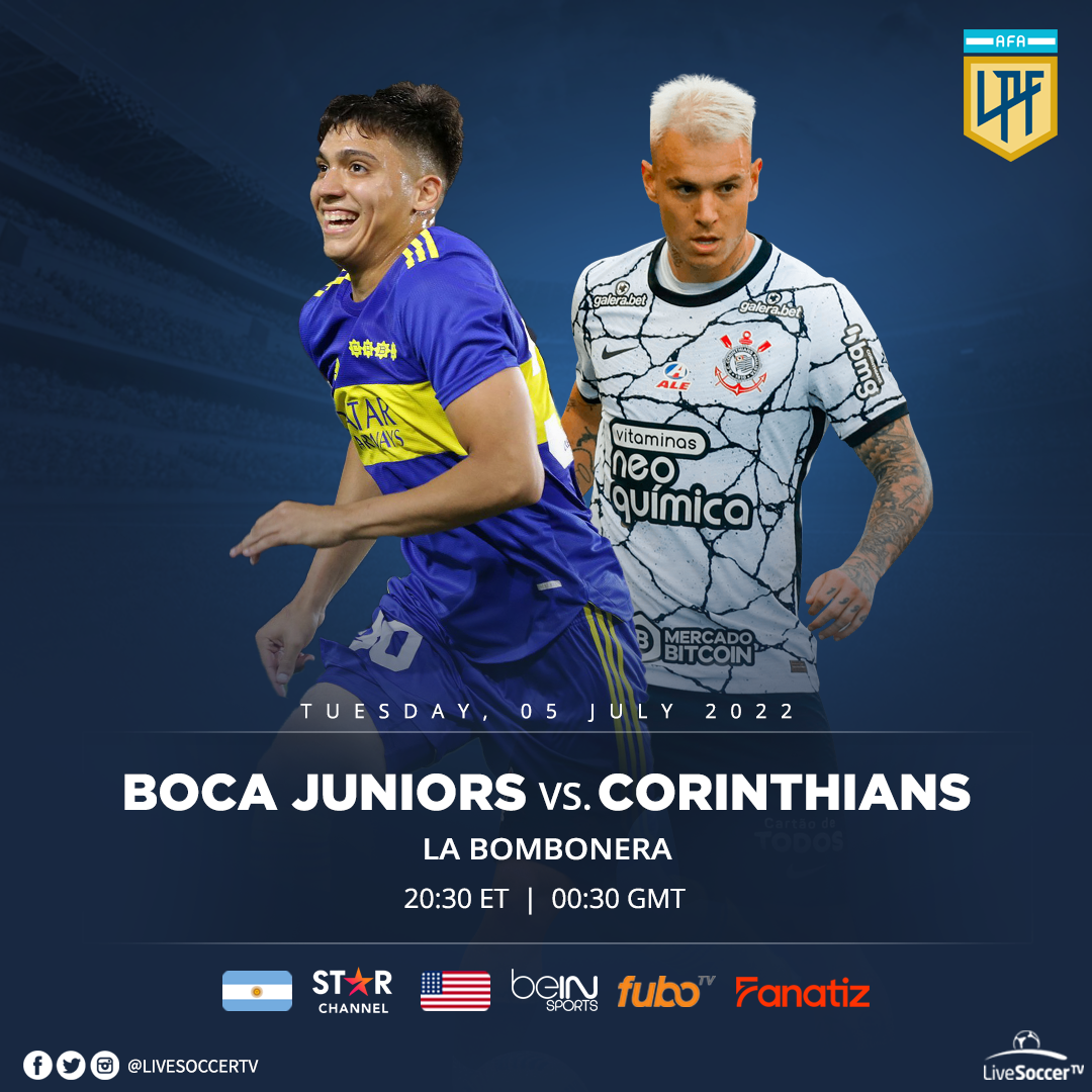 Boca Juniors, Corinthians, Copa Libertadores, Broadcast Listings